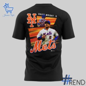 Close-up of the 3 New York Mets Block Party David Wright Shirt showing detailed design and vibrant colors.