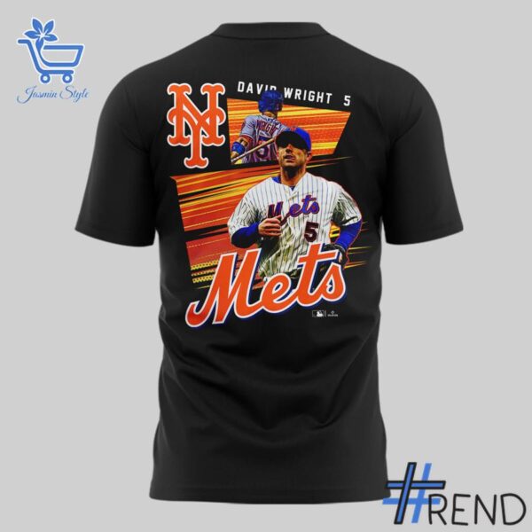 Close-up of the 3 New York Mets Block Party David Wright Shirt showing detailed design and vibrant colors.