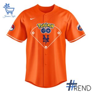 New York Mets Pokémon GO Jersey design on casual wear for everyday style