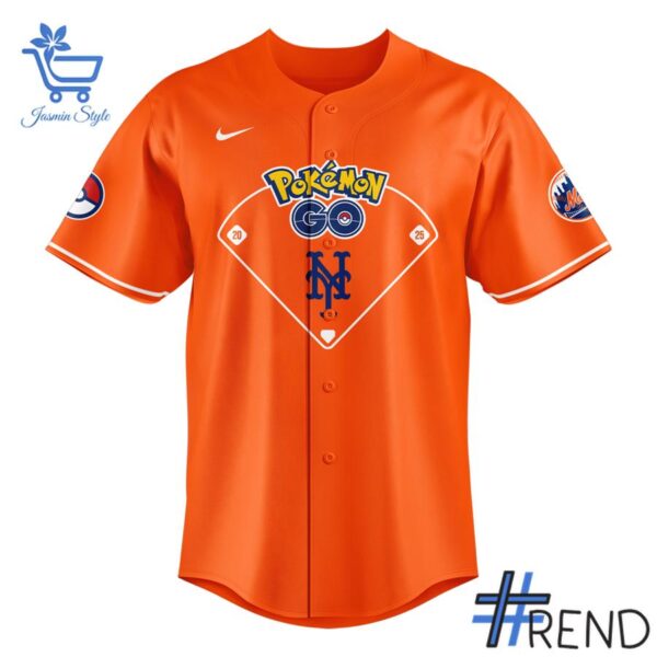 New York Mets Pokémon GO Jersey design on casual wear for everyday style