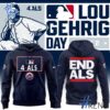 Close-up view of the New York Mets to ALS Hoodie Hoodie print