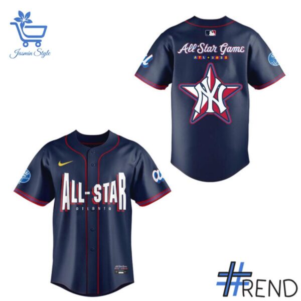 Close-up of the 2 New York Yankees 2025 All Star Edition Limited Jersey showing detailed design and vibrant colors.