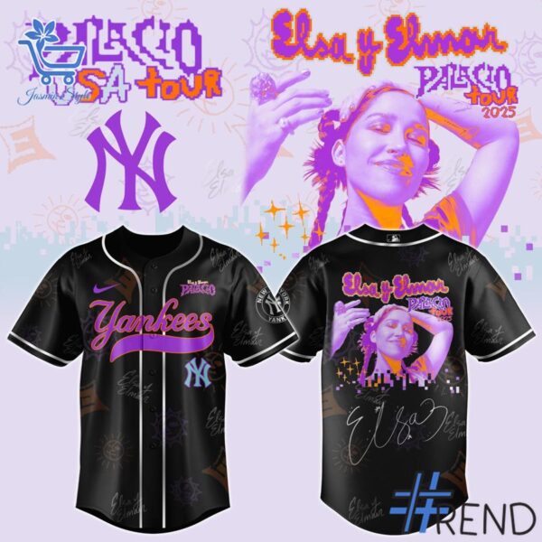 Styled look featuring New York Yankees Elsa Y Elmar Baseball Jersey for everyday wear