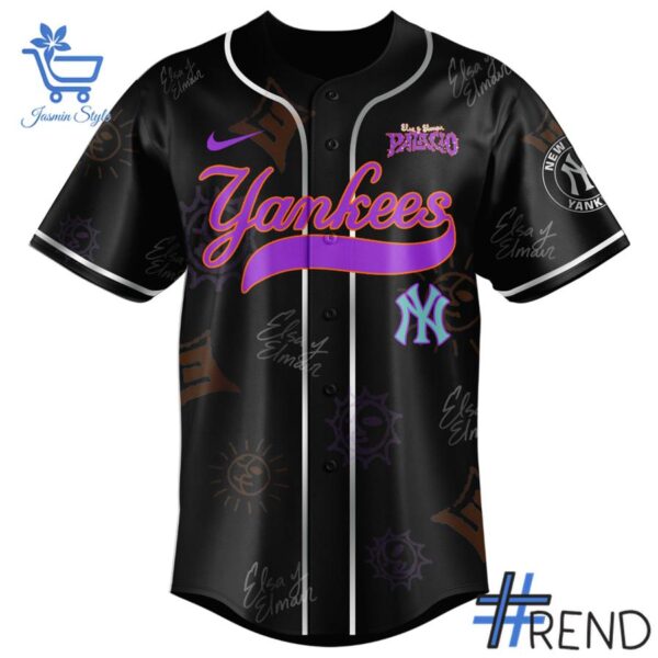 Styled look featuring New York Yankees Elsa Y Elmar Baseball Jersey for everyday wear
