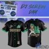 Custom look featuring the signature Norfolk Tides DJ Screw Baseball Jersey design