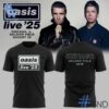 Close-up of the 1 Oasis Live '25 Tour Soldier Field Shirt showing detailed design and vibrant colors.