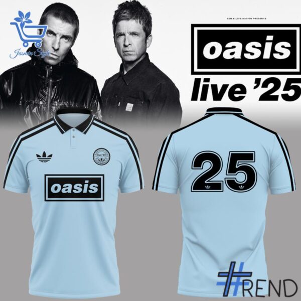 Detailed Oasis live Polo Shirt graphic on quality fabric