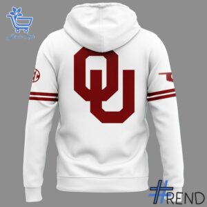 Close-up view of the Oklahoma Sooners National Championships Hoodie print
