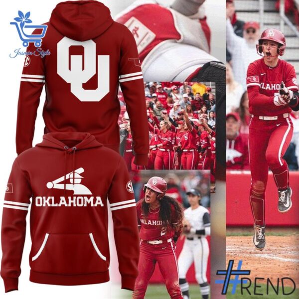 Close-up view of the Oklahoma Sooners National Championships Hoodie print