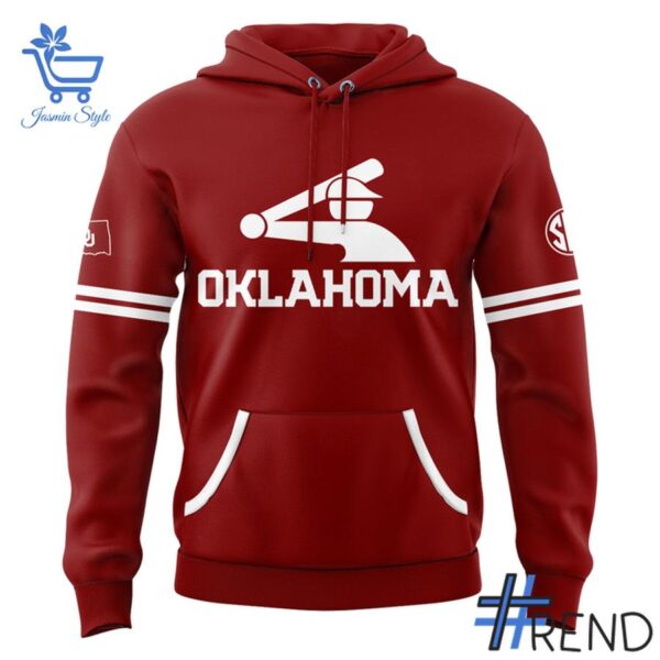 Close-up view of the Oklahoma Sooners National Championships Hoodie print