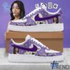 Detailed shot of Olivia Rodrigo Sour Nike Air Force on classic Nike Air Force silhouette