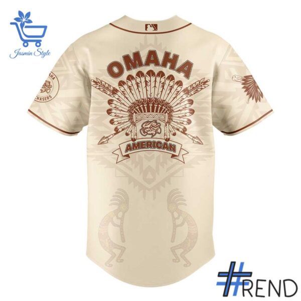 Performance meets personality in every Omaha Storm Chasers Native American Heritage Month Jersey detail.