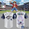 Custom look featuring the signature One Piece Luffy Gear Baseball Jersey design