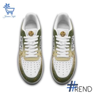 Custom apparel with the bold Outlander Brave The New Wordld Air Force Shoes design