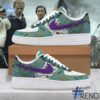 Detailed shot of Outlander Sassenach Air Force Shoes on classic Nike Air Force silhouette