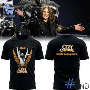 Close-up of the 1 Ozzy Osbourne Black Sabbath Back to the Beginning Shirt showing detailed design and vibrant colors.