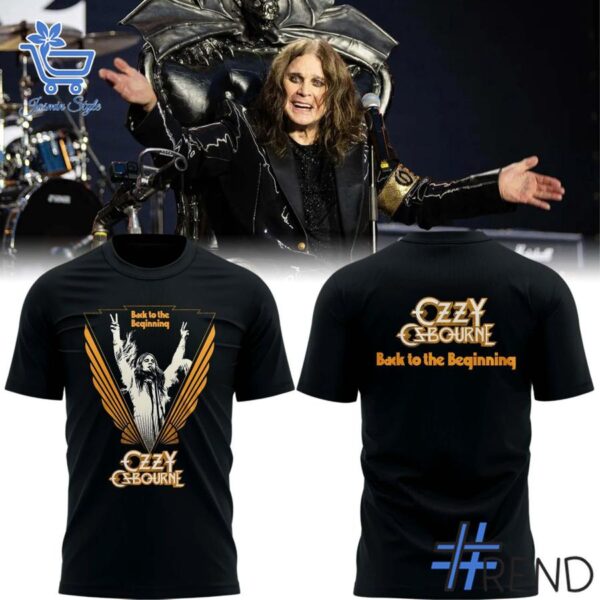 Close-up of the 1 Ozzy Osbourne Black Sabbath Back to the Beginning Shirt showing detailed design and vibrant colors.