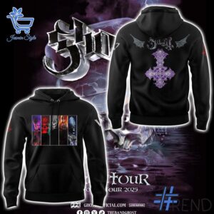 Detailed Papa V Perpetua Ghost Skeletour World Tour Hoodie graphic on quality fabric