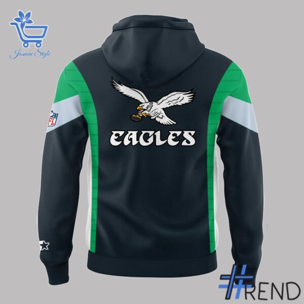 Detailed Philadelphia Eagles Throwback Limited Edition Hoodie graphic on quality fabric