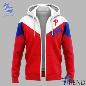 Close-up view of the Philadelphia Phillies Hoodie print