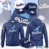 Close-up of the 1 Philadelphia Phillies Logo 40's Hoodie showing detailed design and vibrant colors.