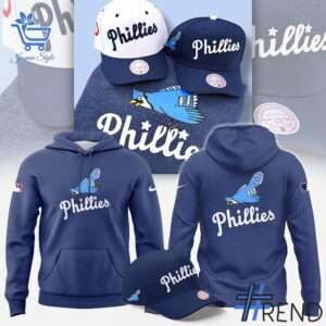 Close-up of the 1 Philadelphia Phillies Logo 40's Hoodie showing detailed design and vibrant colors.
