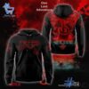 Detailed fabric and stitching showing 1 Philadelphia Phillies Stranger Things 5 Hoodie