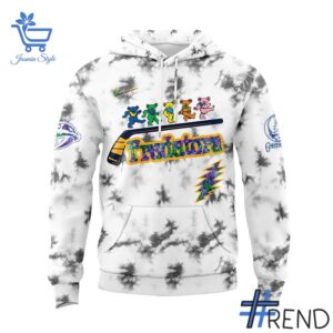 Pittsburgh Penguins Grateful Dead Night Hoodie design on casual wear for everyday style