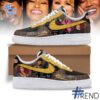 Detailed shot of Queen Soul Music Air Force Shoes on classic Nike Air Force silhouette