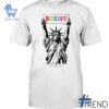 Resist Statue of Liberty Feminist Resistance Human Rights Shirt design displayed on high-quality clothing fabric