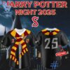 Close-up of the 1 Salem Red Sox 2025 Harry Potter Jersey showing detailed design and vibrant colors.