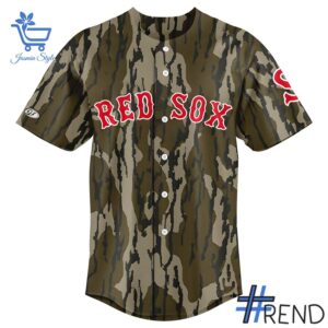Close-up of the 3 Salem Red Sox 2025 Outdoors Night Baseball Jersey showing detailed design and vibrant colors.