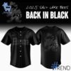 Detailed view of the 1 Salt Lake Bees Back In Black Jersey print on fabric