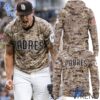 San Diego Padres Camo Hoodie design on casual wear for everyday style