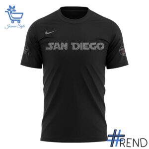 Limited-edition apparel with custom San Diego Padres Darth Vader Star Wars Shirt print