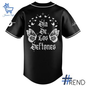 Limited-edition apparel with custom San Diego Padres Dia de los DEFTONES Jersey print