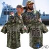 Side view of San Diego Padres Military Jersey showcasing iconic low-top silhouette.