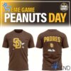 Close-up of the 1 San Diego Padres Peanuts Day Shirt showing detailed design and vibrant colors.
