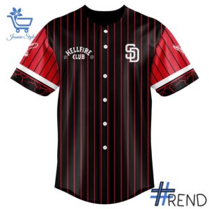 Limited-edition apparel with custom San Diego Padres Stranger Things Night Jersey print