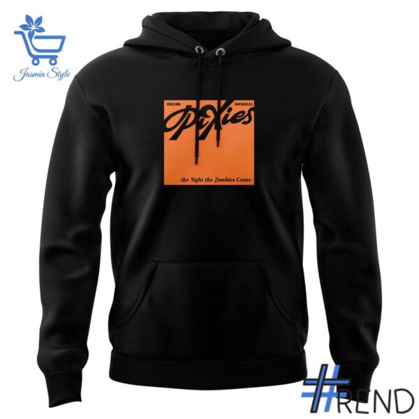 Close-up of the 2 San Diego Padres The Night the Zombies Came Hoodie showing detailed design and vibrant colors.