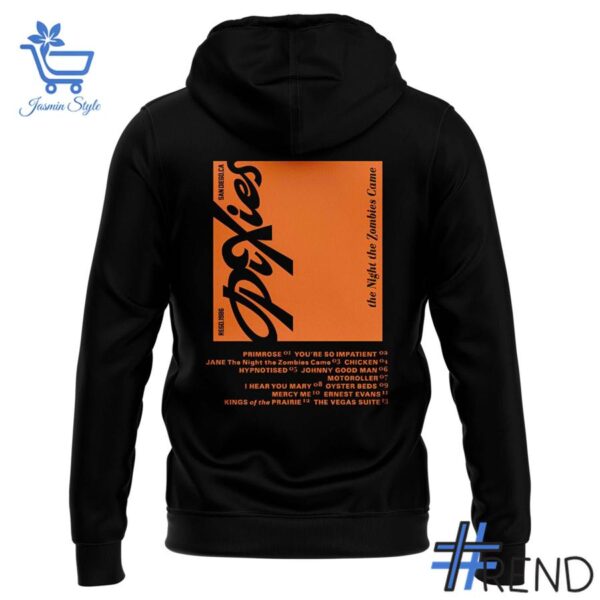 Close-up of the 3 San Diego Padres The Night the Zombies Came Hoodie showing detailed design and vibrant colors.