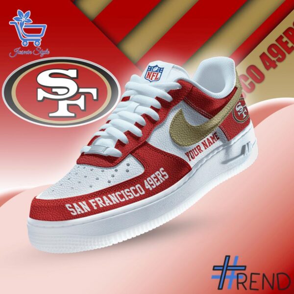 Custom look featuring the signature San Francisco ers Air Force Shoes design