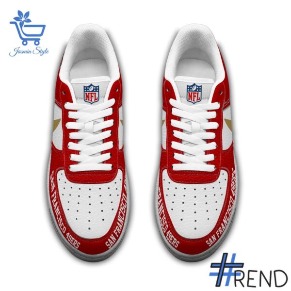 Custom look featuring the signature San Francisco ers Air Force Shoes design