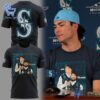 Detailed Seattle Mariners Bryan Woo Cal Raleigh Shirt graphic on quality fabric