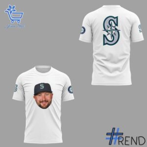 Detailed Seattle Mariners Cal Raleigh Chanpions Shirt graphic on quality fabric