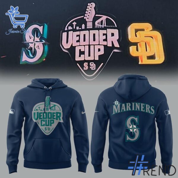 Limited-edition apparel with custom Seattle Mariners Happy Vedder Cup Shirt print