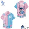 Soft and durable fabric with bold Seattle Mariners Lilo Stitch Night Hawaiian Shirt print