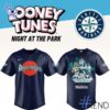 Limited-edition apparel with custom Seattle Mariners Looney Tunes Night Jersey print