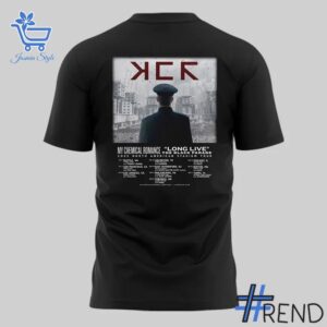 Premium-quality product featuring the Seattle Mariners MCR Long Live The Black Parade Tour Shirt design