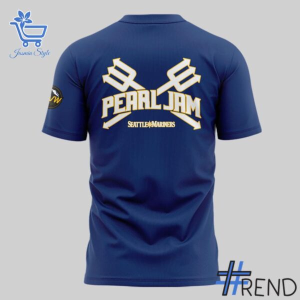 Limited-edition apparel with custom Seattle Mariners Pearl Jam Ten Club Night Shirt print